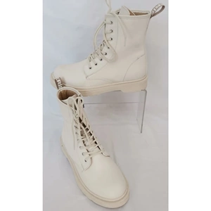 Su Perisi Bej Bağcıklı Fermuarlı Postal Bot Ckr00358