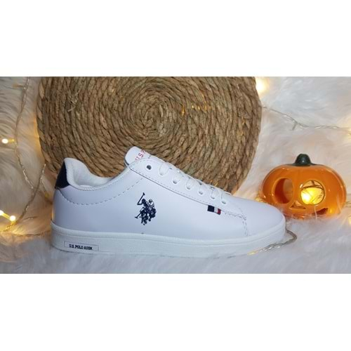 U.S. Polo Assn. Franco Beyaz Unisex Sneaker Ayakkabı Ckr00451