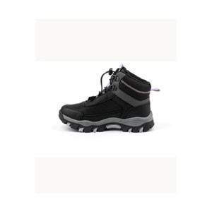 Cool Siyah Mor Bot Ckr0304 - Siyah - Mor - 35