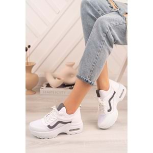 Flet Air Kalın Topuk Kadın Spor Ayakkabı Ckr00281 - 38