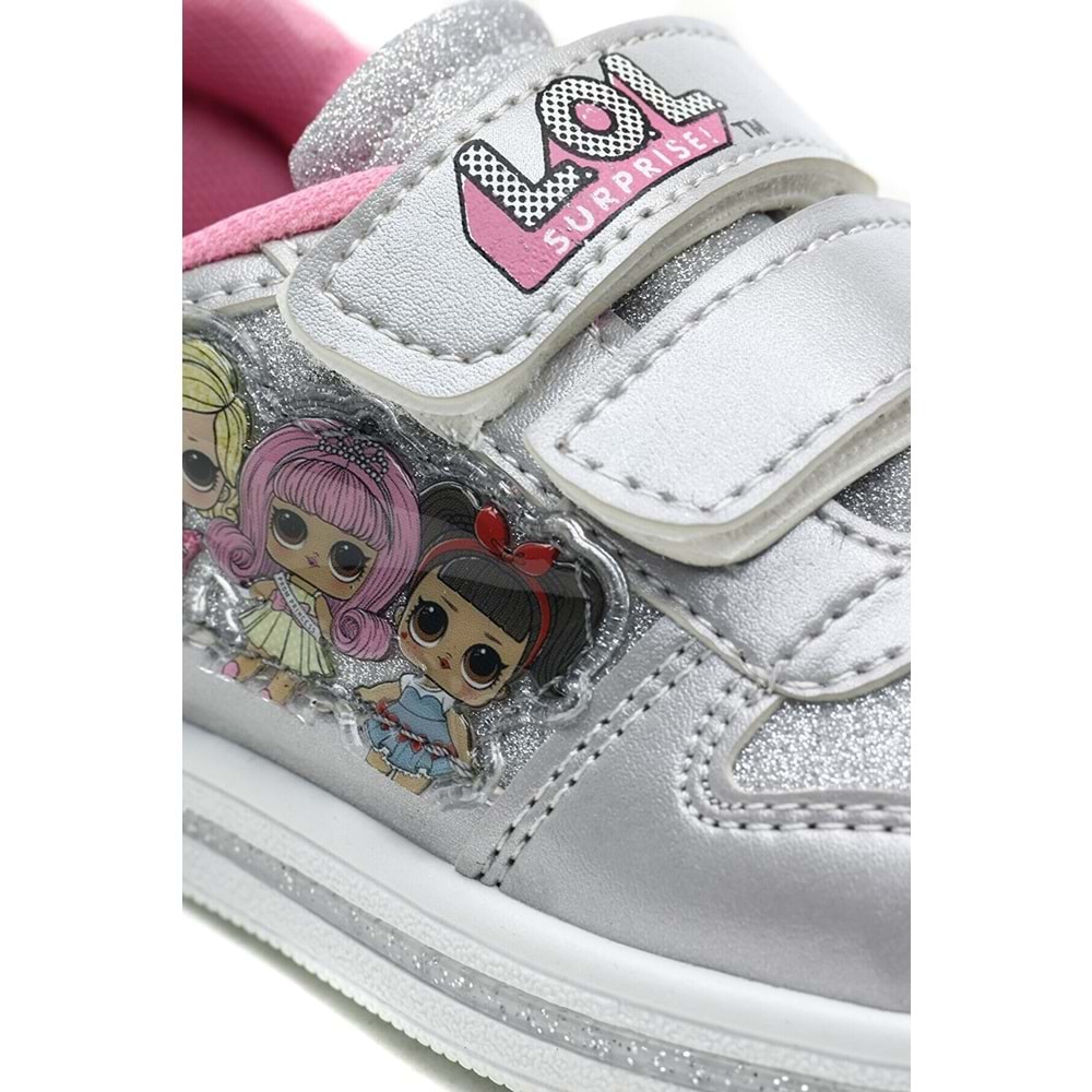 Lol Bely Gümüş Işıltılı Çocuk Spor Ayakkabı Ckr00293 - 30