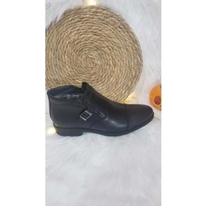 Nevzat Öge Erkek Hakiki Deri Klasik Bot İçi Yünlü Ckr00367 - 40