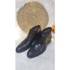 Nevzat Öge Erkek Hakiki Deri Klasik Bot İçi Yünlü Ckr00367 - 40