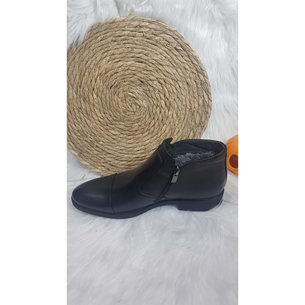 Nevzat Öge Erkek Hakiki Deri Klasik Bot İçi Yünlü Ckr00367 - 43