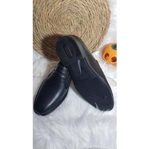 Karaca Siyah Erkek Hakiki Deri Ayakkabı Ckr00471 - 42