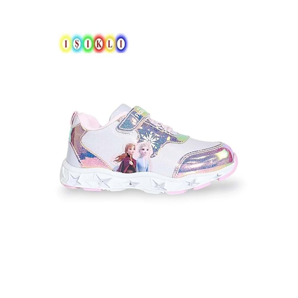 Frozen Hıby Işıklı Kız Çocuk Spor Ayakkabı Ckr00809 - 30