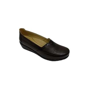 Fast Brand Hakiki Deri Ortopedik Kadın Ayakkabı Ckr00877 - 39