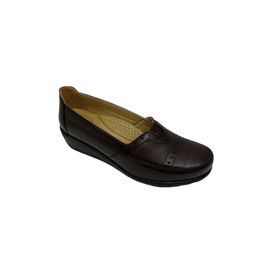 Fast Brand Hakiki Deri Ortopedik Kadın Ayakkabı Ckr00877 - 39