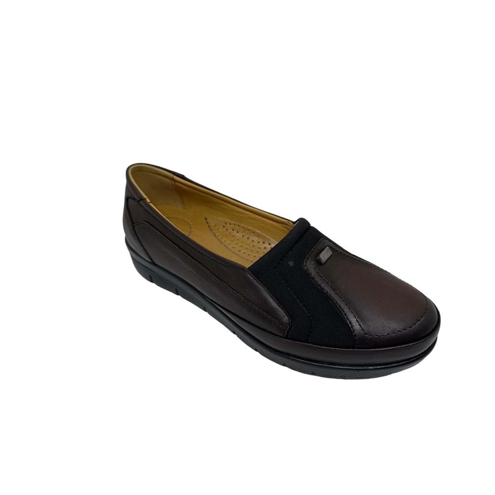 Fast Brand Likralı Hakiki Deri Ortopedik Kadın Ayakkabı Ckr00878 - 39