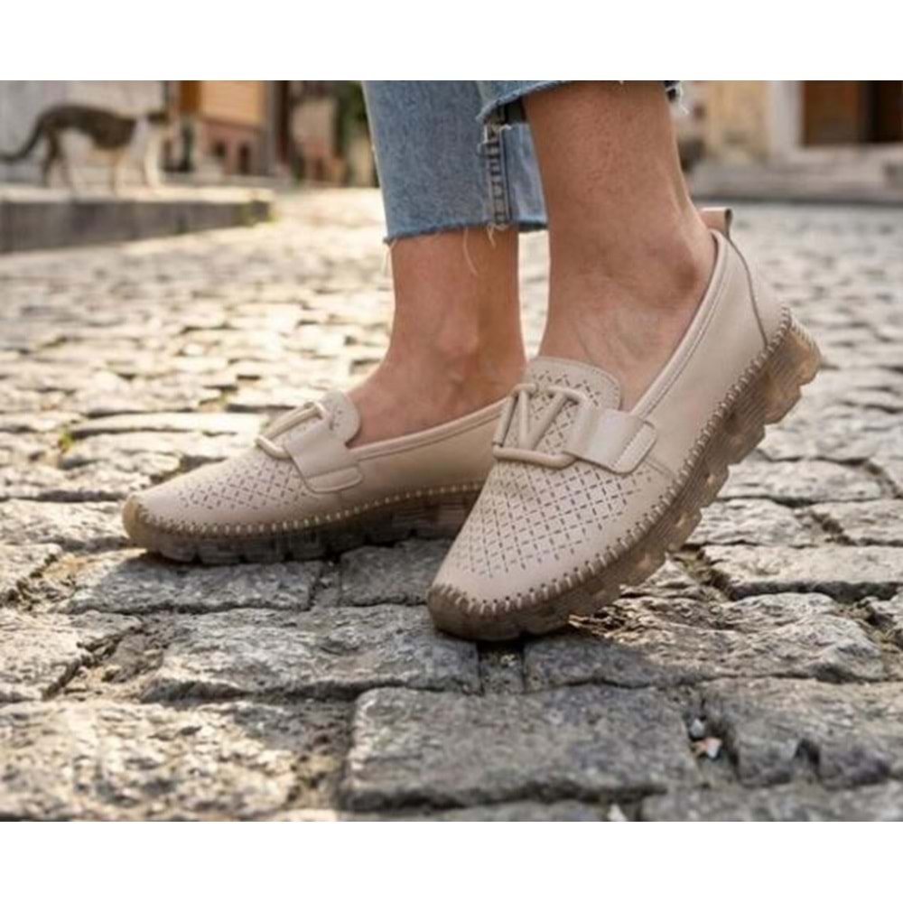 Mariotto Hakiki Deri Günlük Kadın Casual Ayakkabı Ckr01061