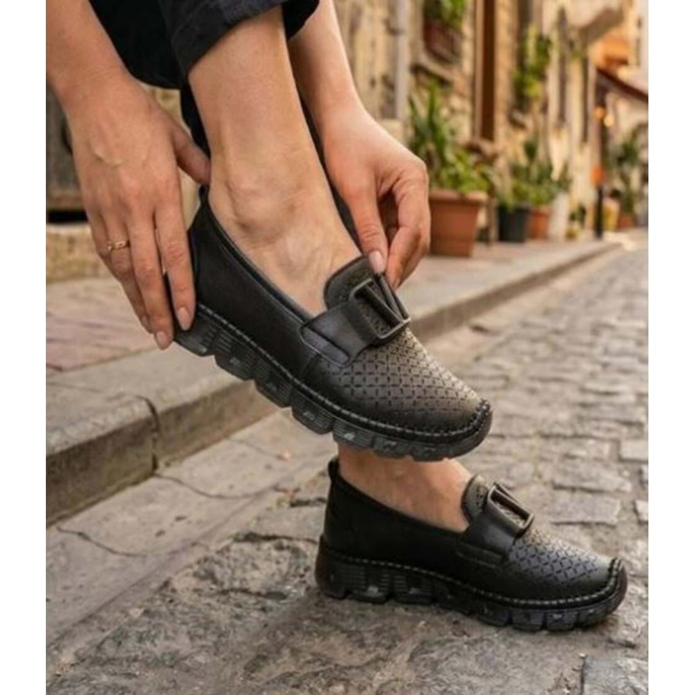Mariotto Hakiki Deri Günlük Kadın Casual Ayakkabı Ckr01061