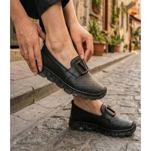 Mariotto Hakiki Deri Günlük Kadın Casual Ayakkabı Ckr01061