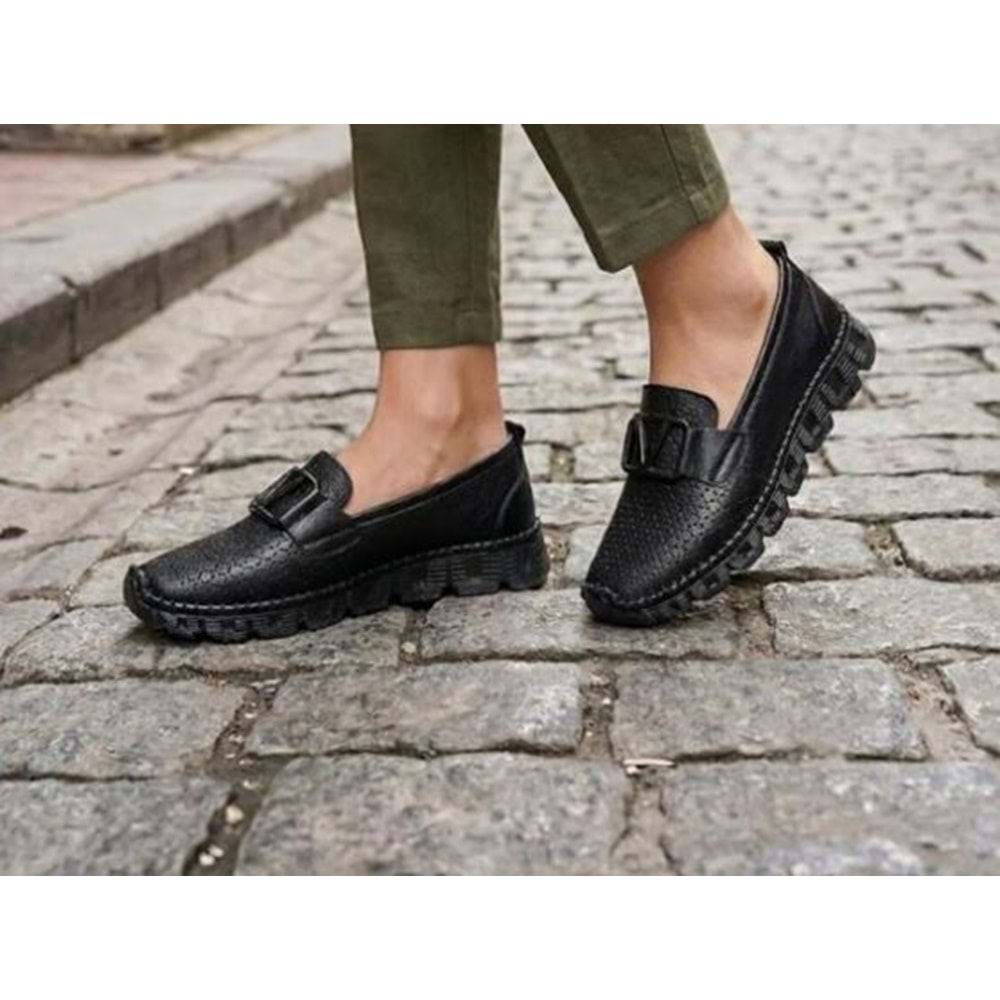 Mariotto Hakiki Deri Günlük Kadın Casual Ayakkabı Ckr01061