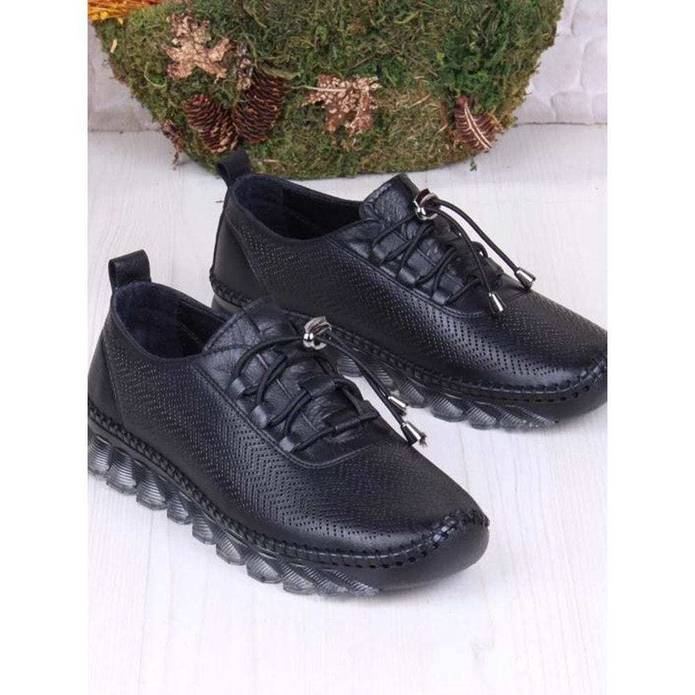 Mariotto Hakiki Deri Günlük Kadın Casual Ayakkabı Ckr01062