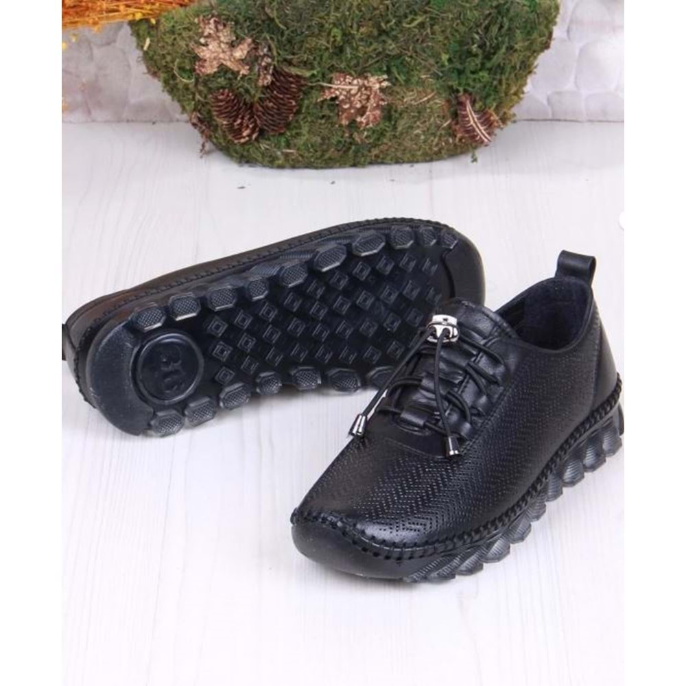 Mariotto Hakiki Deri Günlük Kadın Casual Ayakkabı Ckr01062